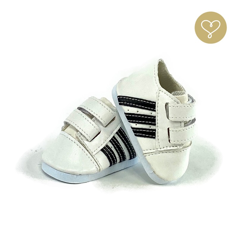 BASKETS BLANCS POUR LES POUPEES LULLU DOLLS